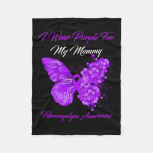 Ich trage Lila für meinen Mami Fibromyalgie Kriege Fleecedecke