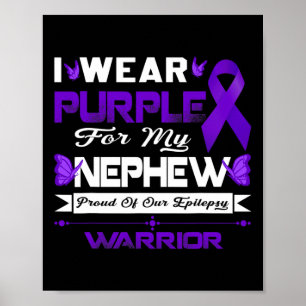 Ich trage Lila für meinen Nephew Stolz auf unsere  Poster