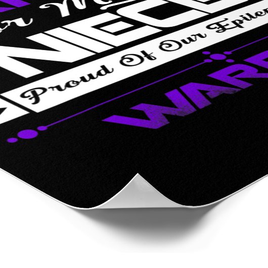 Ich trage Lila für meinen Nichte Stolz auf unsere Poster (Ecke)