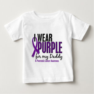 Ich trage Lila für meinen pankreatischen Krebs de Baby T-shirt