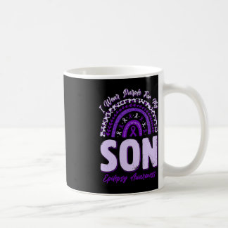Ich trage Lila für meinen Sohn Epilepsie Awareness Kaffeetasse