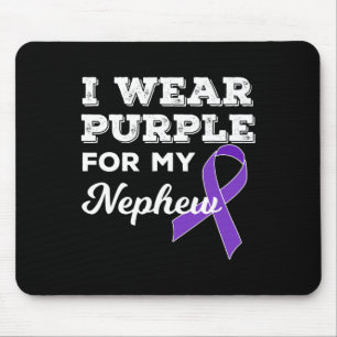 Ich trage Lila für meinen Tag der nepaläischen Epi Mousepad