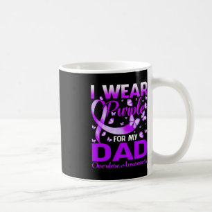 Ich trage Lila für meinen Vater Überdosis-Sensibil Kaffeetasse