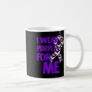 Ich trage Lila für mich Bauchspeicheldrüsenkrebs Kaffeetasse