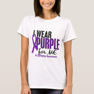 Ich trage lila für MICH Epilepsie 10 T-Shirt