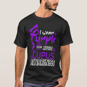Ich trage Lila für mich selbst Lila Lupusbewusstse T-Shirt