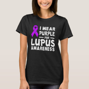 Ich trage Lila für mich selbst Lupus Sensibilisier T-Shirt