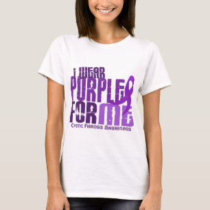 Ich trage lila für mich zystische Fibrose 6,4 T-Shirt