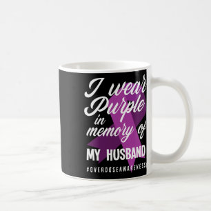 Ich trage Lila Gedächtnis für meine hussische Über Kaffeetasse