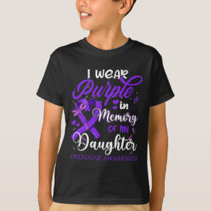Ich trage Lila Gedächtnis für meine Tochter Überdo T-Shirt
