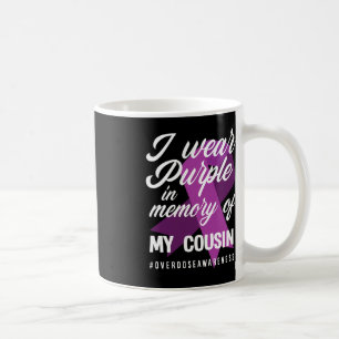 Ich trage Lila Gedächtnis wegen der Überdosierung Kaffeetasse