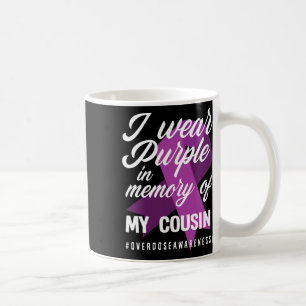 Ich trage Lila Gedächtnis wegen der Überdosierung Kaffeetasse