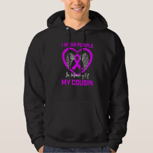 Ich trage Lila im Gedächtnis an meinen Cousin Alzh Hoodie