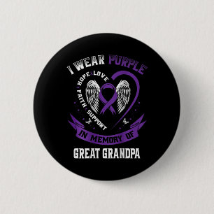 Ich trage Lila im Gedächtnis der Großvater Pankrea Button