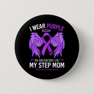Ich trage Lila im Gedächtnis der Step-Mama Heimerh Button
