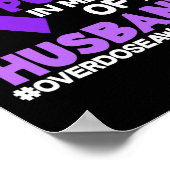 Ich trage Lila im Gedächtnis meiner Handschuhüberd Poster (Ecke)