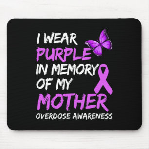 Ich trage Lila im Gedächtnis meiner Mutter Überdos Mousepad