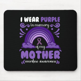 Ich trage lila im Gedächtnis meiner Schwester Mousepad