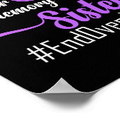 Ich trage Lila im Gedächtnis meiner Schwester Über Poster (Ecke)