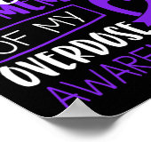 Ich trage Lila im Gedächtnis meiner Schwester Über Poster (Ecke)