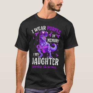 Ich trage Lila im Gedächtnis meiner Tochter Überdo T-Shirt