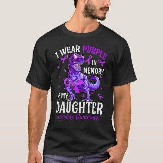 Ich trage Lila im Gedächtnis meiner Tochter Überdo T-Shirt