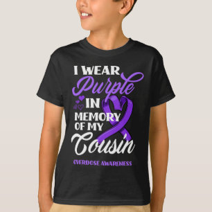 Ich trage Lila im Gedächtnis meines Cousins Überdo T-Shirt