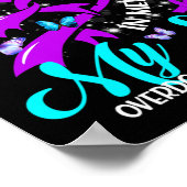 Ich trage Lila im Gedächtnis meines Sohnes Überdos Poster (Ecke)