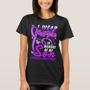 Ich trage Lila im Gedächtnis meines Sohnes Überdos T-Shirt