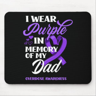 Ich trage Lila im Gedächtnis meines Vaters Überdos Mousepad