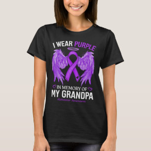 Ich trage Lila im Gedenken an die Großmutter Heime T-Shirt