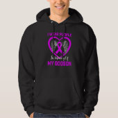 Ich trage Lila im Gedenken an Godson Epilepsy Awar Hoodie (Vorderseite)