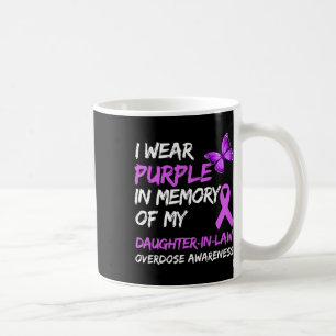 Ich trage Lila im Gedenken an meine Schwiegertocht Kaffeetasse