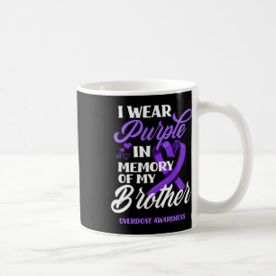 Ich trage Lila in Erinnerung an meine Bruderüberdo Kaffeetasse