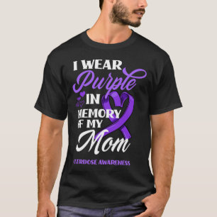 Ich trage Lila in Erinnerung an meine Mama Überdos T-Shirt