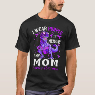 Ich trage Lila in Erinnerung an meine Mutter Überd T-Shirt