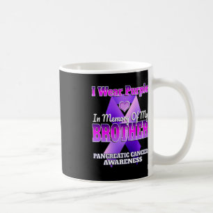 Ich trage Lila in Erinnerung an meinen Bruder Bauc Kaffeetasse