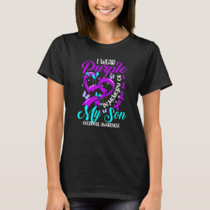 Ich trage Lila in Erinnerung an meinen Sohn Überdo T-Shirt