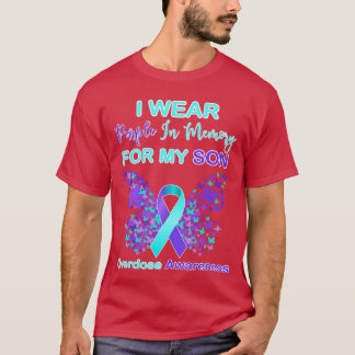 Ich trage Lila in Erinnerung an meinen Sohn Überdo T-Shirt