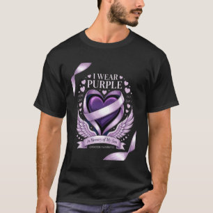 Ich trage Lila in Erinnerung an meinen Sohn Überdo T-Shirt