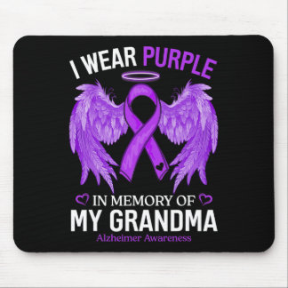 Ich trage Lila in Erinnerung an Oma Heimerheimer A Mousepad