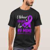 Ich trage Lila Multifunktionsleiste für meine Mimi T-Shirt (Vorderseite)