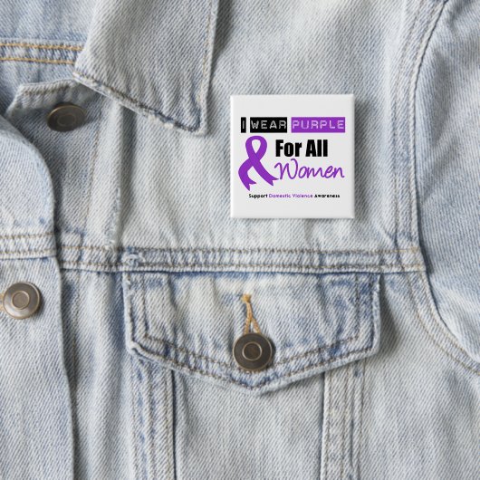 Ich trage Lila Multifunktionsleisten-Gewalt Button (Beispiel)