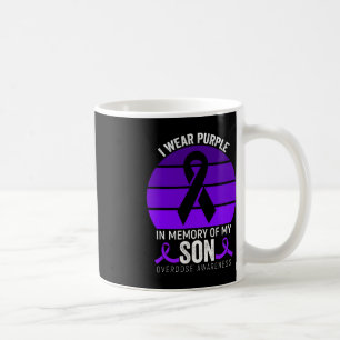 Ich trage Lila Überdosierungsbewusstsein Lila Kaffeetasse