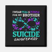 Ich trage Lila und Aquamarin für meinen Bruder Sui Magnet (Vorne)