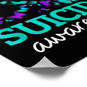 Ich trage Lila und Aquamarin für meinen Bruder Sui Poster (Ecke)