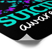 Ich trage Lila und Aquamarin für meinen Bruder Sui Poster (Ecke)