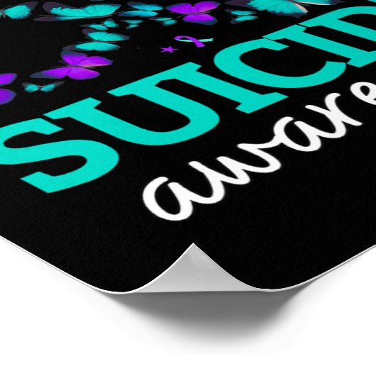 Ich trage Lila und Aquamarin für meinen Bruder Sui Poster (Ecke)