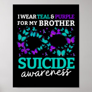 Ich trage Lila und Aquamarin für meinen Bruder Sui Poster