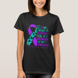 Ich trage Lila und Aquamarin für meinen Bruder Sui T-Shirt